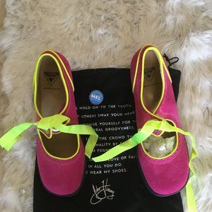 John Fluevog  Sugar Snap  limited edition shoes size 11.5 W 9.5 new